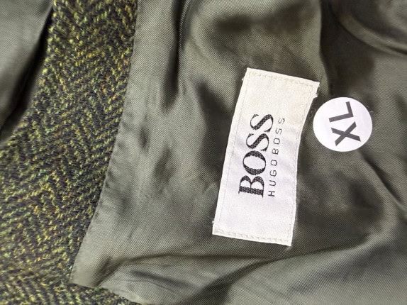 BOSS HUGO BOSS BLAZER VINTAGE OLIVE ΑΝΤΡΙΚΟ PRE OWNED XL