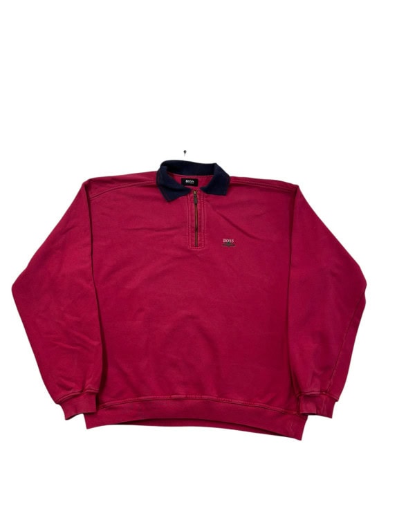 BOSS HUGO BOSS ΦΟΥΤΕΡ HALF ZIP CLASSIC ΜΠΟΡΝΤΟ ΑΝΤΡΙΚΟ PRE OWNED XL