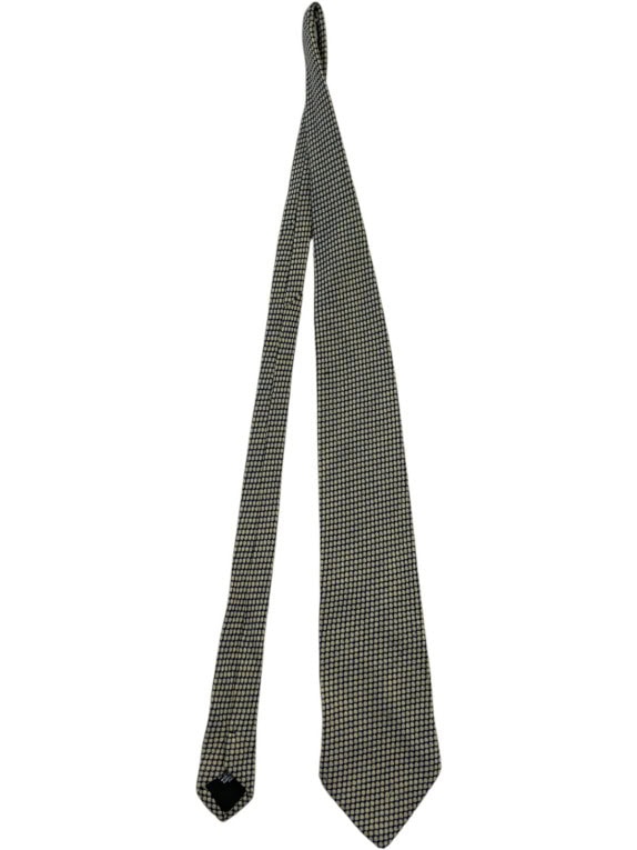 BOSS HUGO BOSS ΓΡΑΒΑΤΑ ΚΛΑΣΙΚΗ ΜΠΛΕ ΚΡΕΜ ΑΝΤΡΙΚΟ PRE OWNED