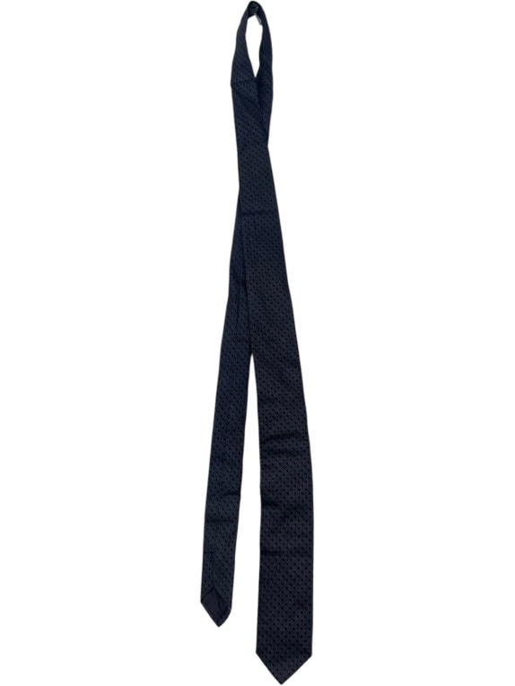 BOSS HUGO BOSS TIE MINIMAL NAVY MENS PRE OWNED