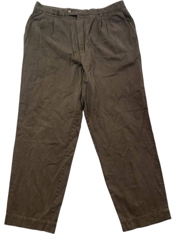 BOSS HUGO BOSS ΠΑΝΤΕΛΟΝΙ ΜΕ ΠΙΕΤΕΣ CLASSIC OLIVE ΑΝΤΡΙΚΟ PRE OWNED XL