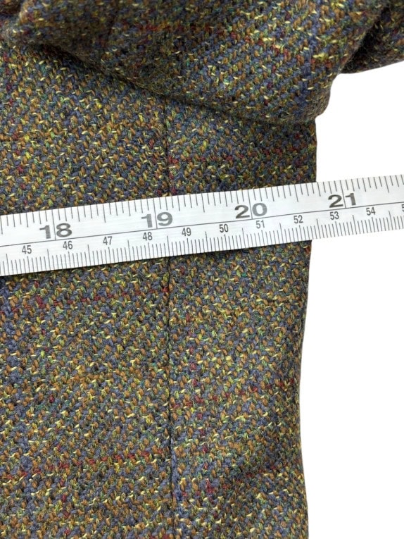 BOSS HUGO BOSS BLAZER CLASSIC TWEED OLIVE BROWN UOMO PRE OWNED M