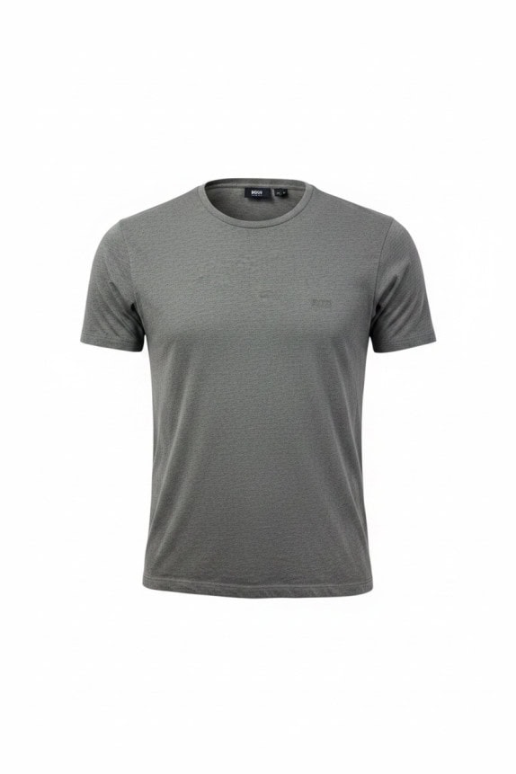BOSS HUGO BOSS T SHIRT MINIMAL GRIGIO UOMO PRE OWNED L