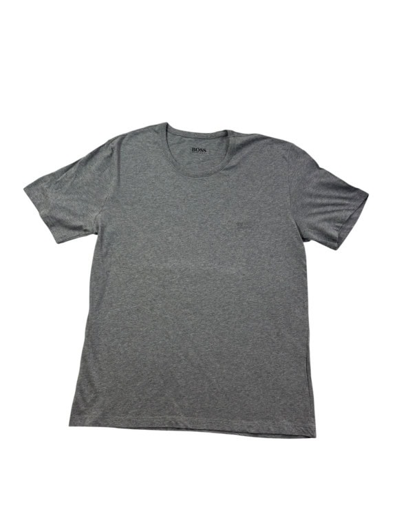 BOSS HUGO BOSS T SHIRT MINIMAL GRIGIO UOMO PRE OWNED L