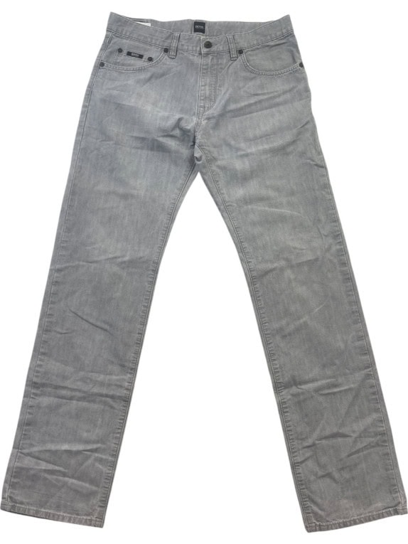 BOSS HUGO BOSS ΤΖΙΝ ΠΑΝΤΕΛΟΝΙ WASHED ΓΚΡΙ ΑΝΤΡΙΚΟ PRE OWNED M