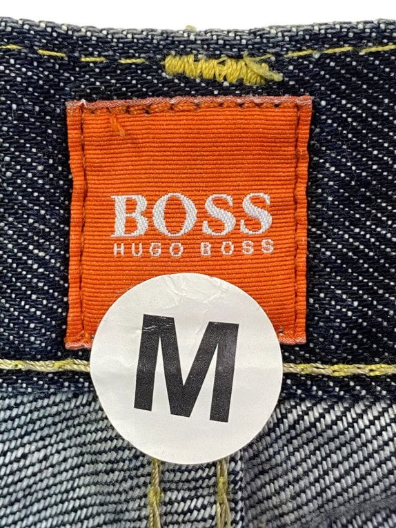 BOSS HUGO BOSS JEANS WASHED DARK BLUE MEN PRE OWNED M