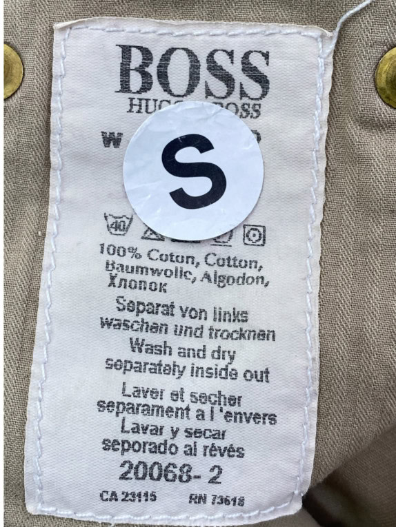 BOSS ΠΑΝΤΕΛΟΝΙ CHINO CLASSIC BEIGE ΑΝΤΡΙΚΟ PRE OWNED S