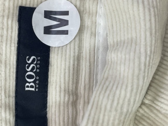 '90s BOSS  TROUSERS MINIMAL BEIGE MEN PRE OWNED M