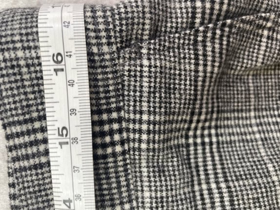 BOSS PANTALONI A RIGHE GREY UOMO PRE OWNED M