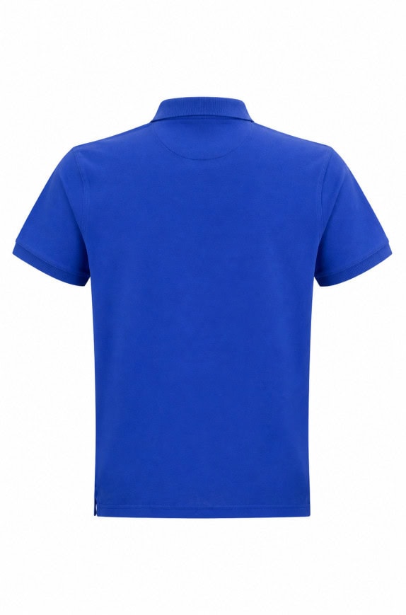 BOSS POLO SHIRT MINIMAL BLUE MEN PRE OWNED M