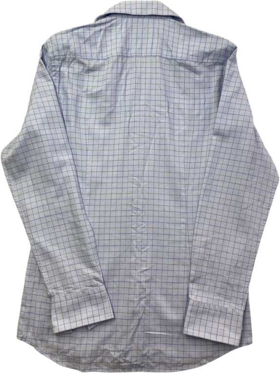 BOSS CAMICIA CLASSIC AZZURRA A QUADRI UOMO PRE OWNED M