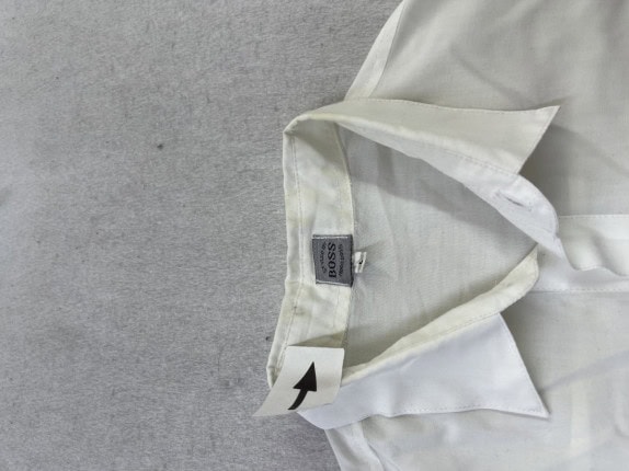 BOSS CAMICIA MINIMAL OFF WHITE UOMO PRE OWNED