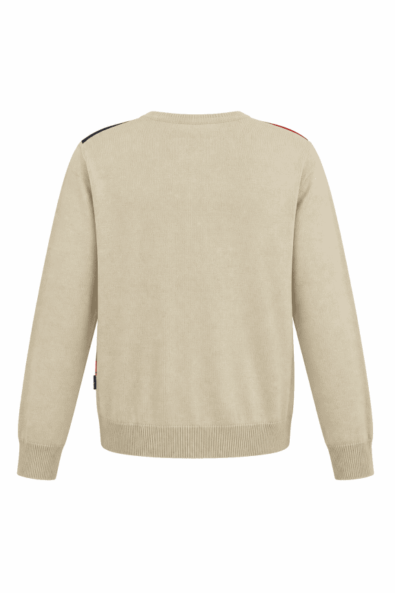 BOSS SWEATER MINIMAL BEIGE MEN PRE OWNED L