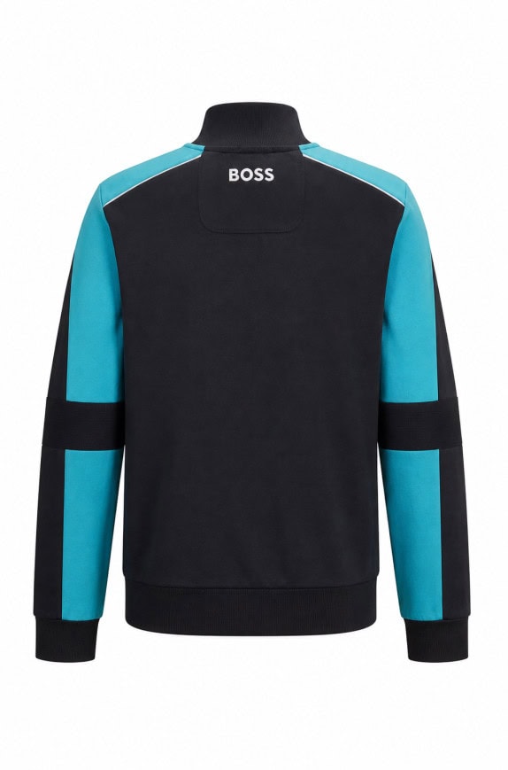 BOSS TRACK JACKET SPORTSWEAR ΜΑΥΡΟ ΑΝΤΡΙΚΟ PRE OWNED L