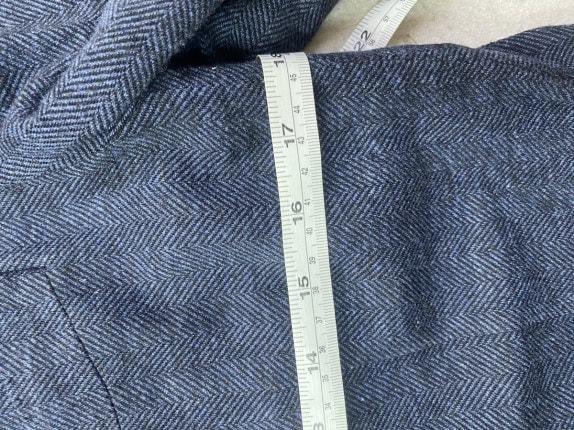 90S VINTAGE BLAZER  BLU UOMO PRE OWNED S
