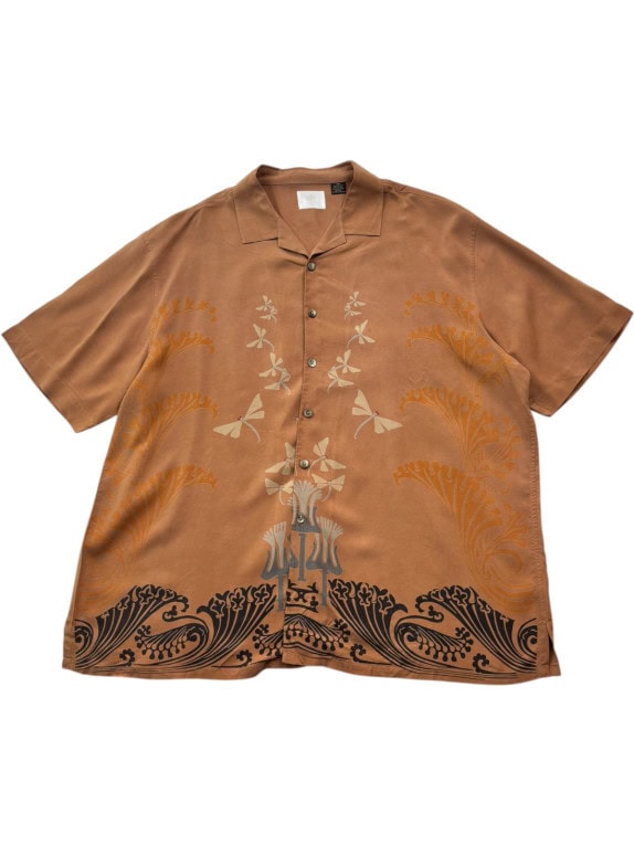 [BRAND] RETRO SHIRT BROWN MEN PRE OWNED XL