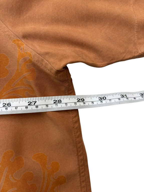 [BRAND] RETRO SHIRT BROWN MEN PRE OWNED XL