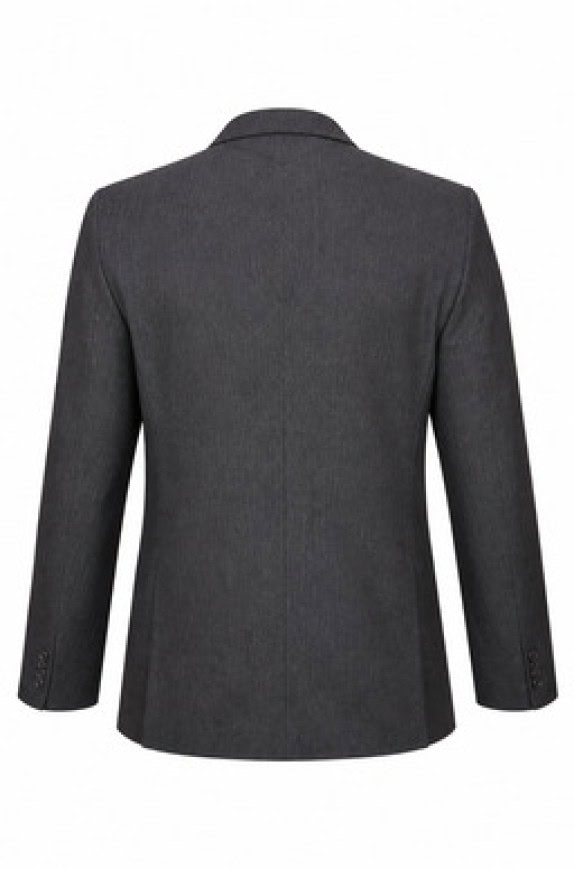90S VINTAGE  BLAZER MINIMAL GRIGIO UOMO PRE OWNED L