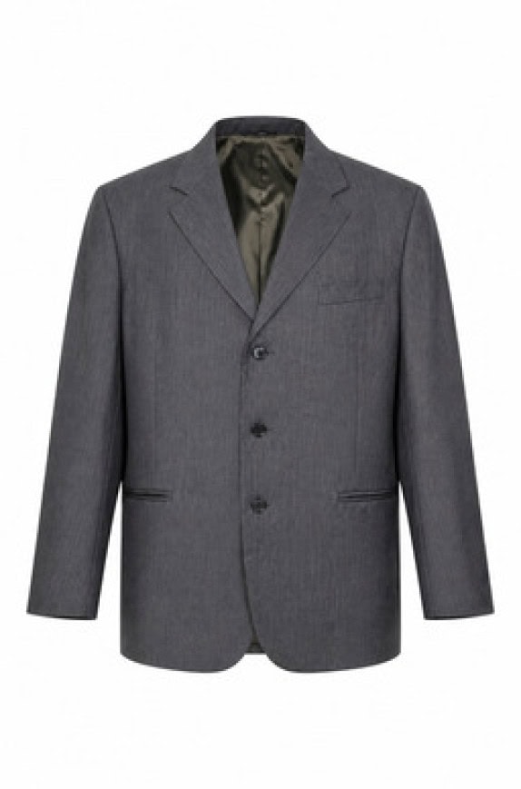 90S VINTAGE  BLAZER MINIMAL GRIGIO UOMO PRE OWNED L