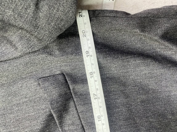 90S VINTAGE  BLAZER MINIMAL GRIGIO UOMO PRE OWNED L