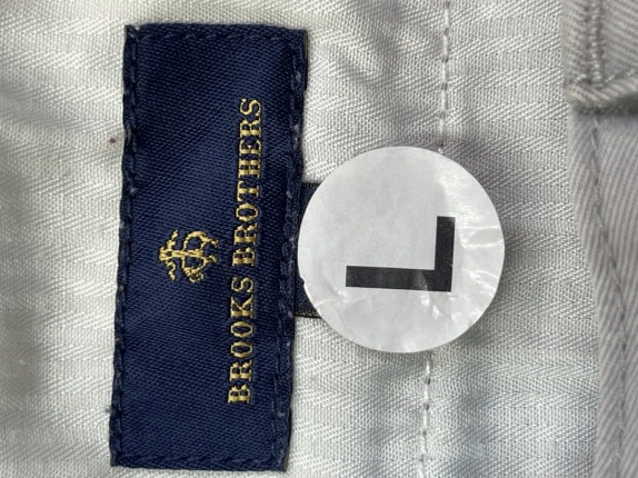 BROOKS BROTHERS CHINO SHORTS CLASSIC ΓΚΡΙ ΑΝΤΡΙΚΟ PRE OWNED L