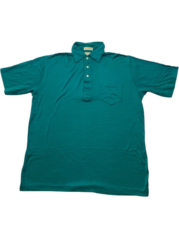 Brooks Brothers Polo Shirt Pima Cotton Lisle Green Unisex L