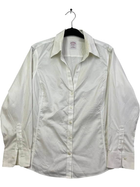 BROOKS BROTHERS CAMICIA BIANCA DA DONNA M