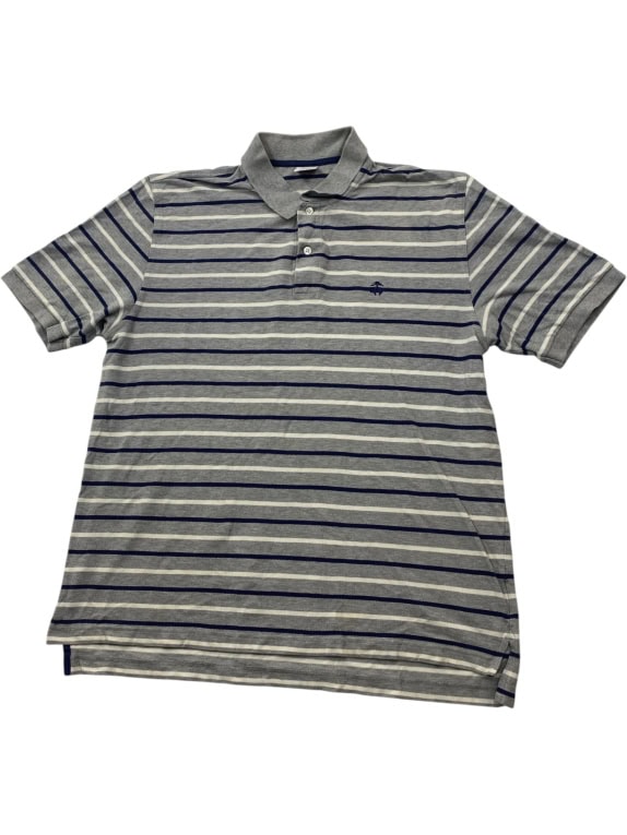 Brooks Brothers Polo Shirt a righe grigio