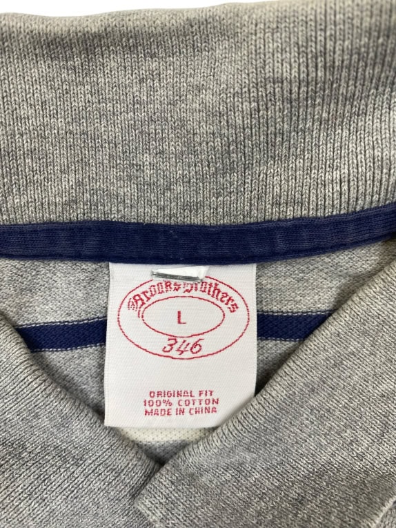 Brooks Brothers Polo Shirt a righe grigio