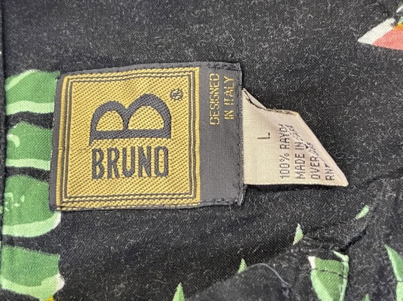 BRUNO ΠΟΥΚΑΜΙΣΟ HAWAIIAN ΜΑΥΡΟ ΑΝΤΡΙΚΟ PRE OWNED L