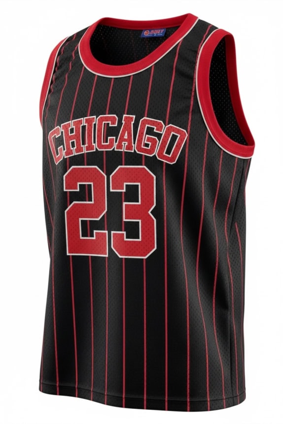 BSKT CHICAGO 23 JORDAN VINTAGE STYLE JERSEY BLACK/RED ΑΝΔΡΙΚΟ M