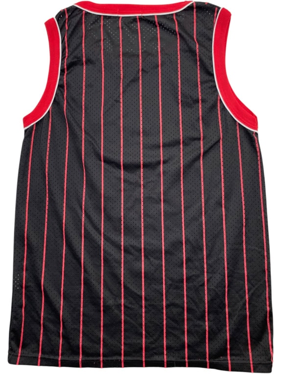 BSKT CHICAGO 23 JORDAN MAGLIA STILE VINTAGE NERO/ROSSO UOMO M