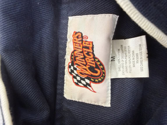 BUDWEISER RACING JACKET VINTAGE NAVY RED ΑΝΤΡΙΚΟ PRE OWNED M