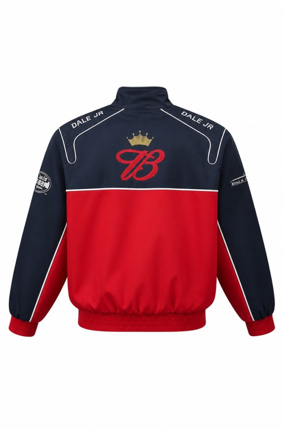 BUDWEISER RACING JACKET VINTAGE NAVY RED ΑΝΤΡΙΚΟ PRE OWNED M