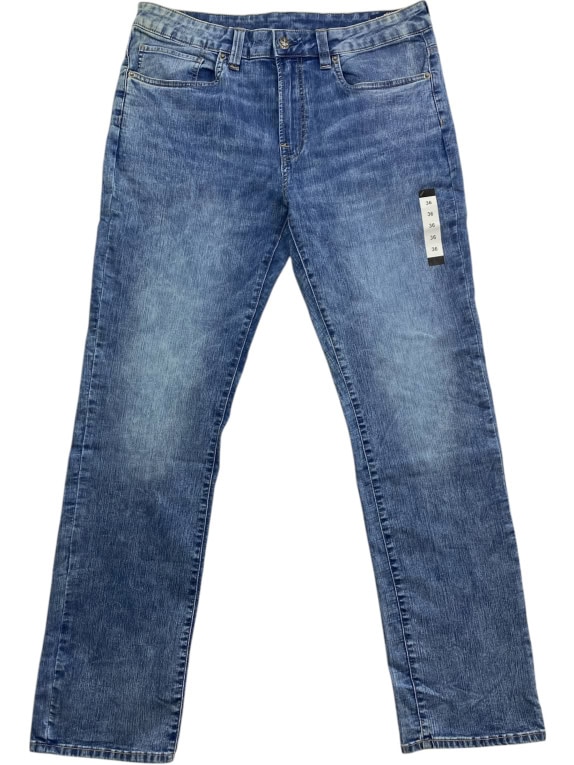 BUFFALO DAVID BITTON jeans vintage wear con logo blu da uomo L (W36)