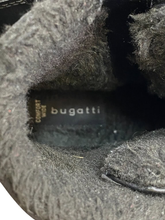 BUGATTI BOOTS CLASSIC BLACK MENS PRE OWNED EU 48