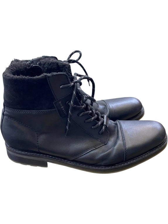 BUGATTI BOOTS CLASSIC BLACK MENS PRE OWNED EU 48