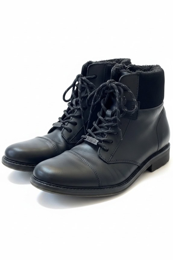 BUGATTI BOOTS CLASSIC BLACK MENS PRE OWNED EU 48