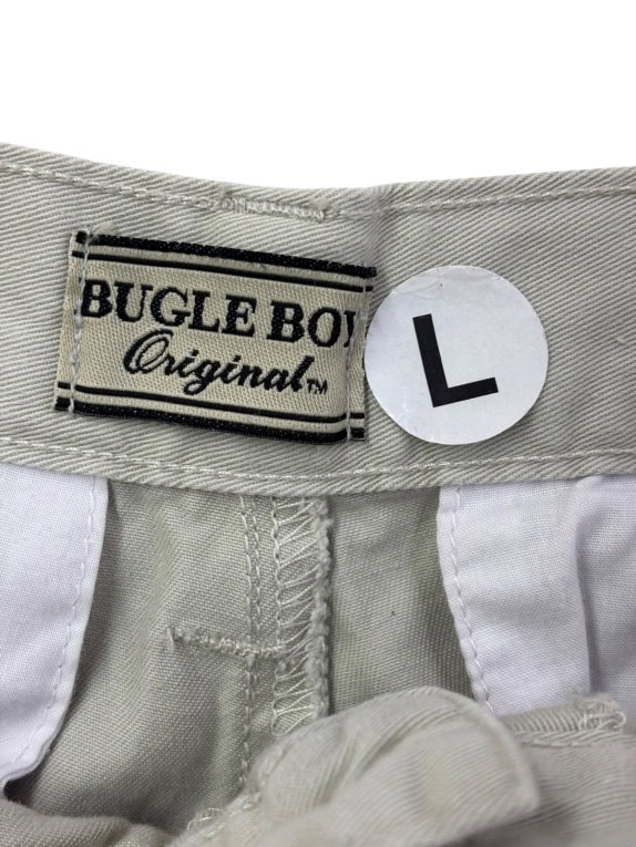 BUGLE BOY BERMUDA CARGO UTILITY BEIGE UOMO PRE OWNED L