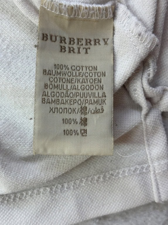 BURBERRY BRIT ΜΠΛΟΥΖΑ POLO MINIMAL ΑΝΟΙΧΤΟ ΓΚΡΙ ΓΥΝΑΙΚΕΙΟ PRE OWNED M