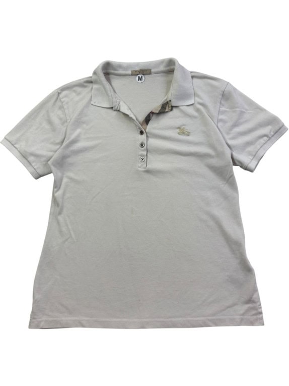 BURBERRY BRIT ΜΠΛΟΥΖΑ POLO MINIMAL ΑΝΟΙΧΤΟ ΓΚΡΙ ΓΥΝΑΙΚΕΙΟ PRE OWNED M