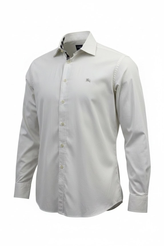 BURBERRY BRIT ΠΟΥΚΑΜΙΣΟ CLASSIC ΛΕΥΚΟ ΑΝΤΡΙΚΟ PRE OWNED XXL