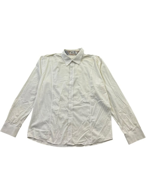 BURBERRY BRIT SHIRT CLASSIC CREAM MEN PRE OWNED M