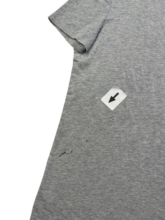 BURBERRY BRIT T SHIRT MINIMAL ΓΚΡΙ ΑΝΤΡΙΚΟ PRE OWNED S