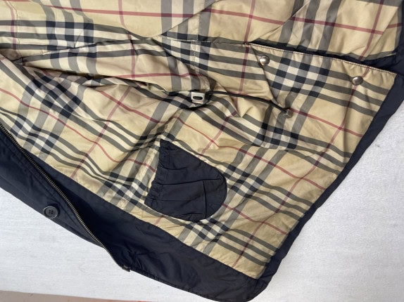 2000s BURBERRY GIACCA CLASSIC NAVY UOMO PRE OWNED L