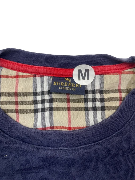 BURBERRY LONDON ΦΟΥΤΕΡ CREWNECK MINIMAL NAVY ΑΝΤΡΙΚΟ PRE OWNED M