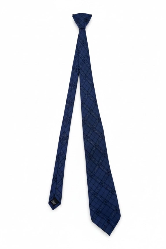 BURBERRY LONDON CRAVATTA CLASSIC NAVY UOMO PRE OWNED