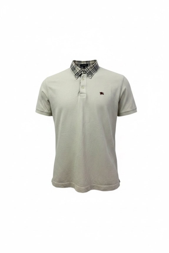 BURBERRY LONDON ΜΠΛΟΥΖΑ POLO CLASSIC ΜΠΕΖ ΑΝΤΡΙΚΟ PRE OWNED L