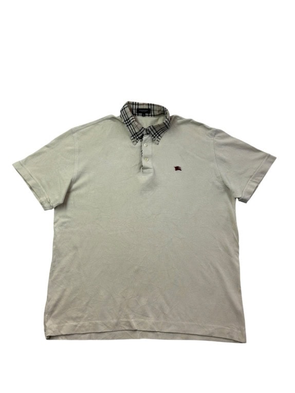 BURBERRY LONDON ΜΠΛΟΥΖΑ POLO CLASSIC ΜΠΕΖ ΑΝΤΡΙΚΟ PRE OWNED L
