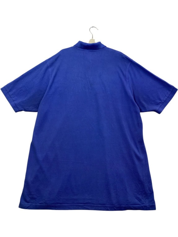 BURBERRY LONDON POLO SHIRT CLASSIC BLUE MENS PRE OWNED XL